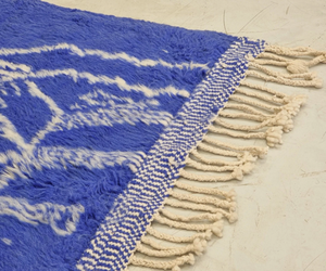 Knots Rug Moroccan Luxury Woolen Hand Knotted High <b>Cushioned</b> Rug for Living Room Hotels Restaurants Customizable Size Available - Product Image 3