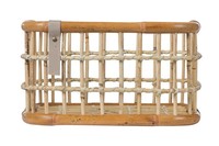 Panier de vélo rectangulaire en rotin tressé fait main Bao Minh, style bohème, spacieux et écologique, modèle 2024, vente chaude