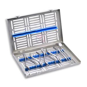 Bandeja Quirúrgica Reutilizable de Acero Inoxidable para Instrumentos Dentales, Soporte para Casete de Esterilización Manual, Certificación CE para Hospitales - Product Image 3