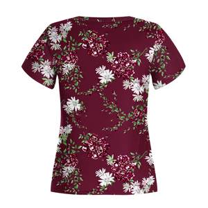 La mejor camiseta personalizada barata de alta calidad, Camiseta de algodón en blanco para mujer, camisetas de verano de gran tamaño para mujer, 100% algodón - Product Image 3