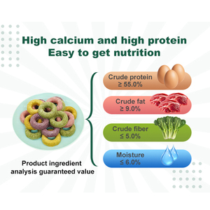 Grosir Murah Berbagai Rasa Camilan Pembersih Gigi Donat Beku Kering untuk Kucing dan Anjing - Product Image 6