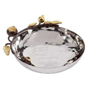 Bol à fruits et chocolat en acier inoxydable poli doré, bien fait, ajoute de la profondeur à la décoration, reflète les couleurs et les formes, style moderne et luxueux - Product Image 6