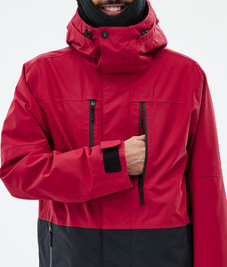 Chaqueta de Esquí Personalizada 2026, Roja y Negra, Impermeable, Cortavientos y Aislante, para Hombres, Mujeres y Unisex - Product Image 6