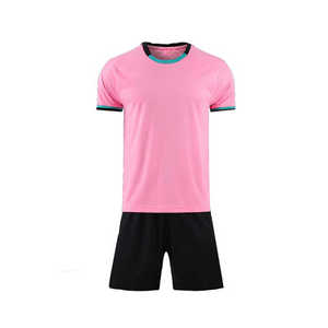 Maillots de football unisexes pour adultes, sublimation personnalisée, respirants, manches courtes, séchage rapide, vêtements de sport d'équipe, OEM - Product Image 1