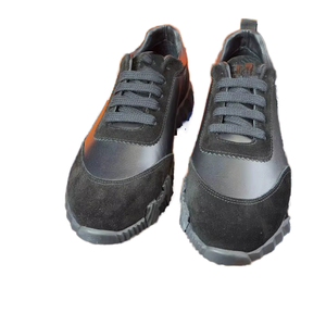 Zapatillas Urbanas de Cuero Genuino para Hombre, de Corte Bajo, Alta Calidad, Ligeras, Cómodas para Uso Diario, Suela Flexible, Cierre con Cordones - Product Image 1