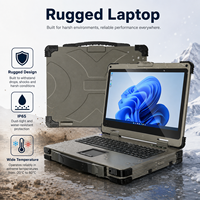 Laptop Industriale Robusto da 14 Pollici in Lega di Alluminio, Computer Antiurto e Impermeabile per Uso Esterno, OEM ODM