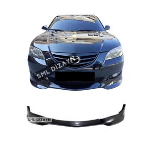 Mazda 3 anteriore allegato (plastica) non verniciato Mazda 3 anteriore-tampone-neve-inserto-labbro