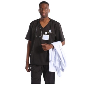 Uniformes médicaux unisexes de haute qualité, style personnalisé, nouvelle collection, design respirant, Spandex/Coton, service OEM, vente en gros pour hôpitaux - Product Image 2