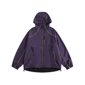 Veste coupe-vent unisexe flexible, imperméable, respirante, légère, pour la randonnée, la course à pied, design softshell, adaptée à toutes les saisons - Product Image 3