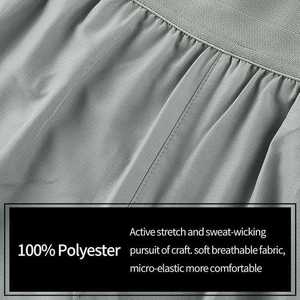 Pantalones cortos de playa de poliéster reciclado para hombre, pantalones cortos deportivos holgados para Fitness al aire libre, pantalones de playa de secado rápido de seda helada, tres pantalones - Product Image 4