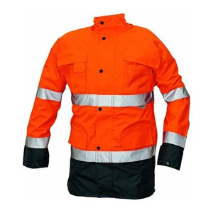 Logotipo personalizado Ropa de seguridad-Chaqueta reflectante impermeable-Chaqueta de trabajo de seguridad para trabajadores de la construcción Precio de descuento - Product Image 3