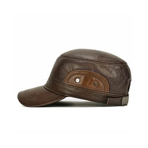 Marque privée Personnalisé Votre Propre Logo Bon Matériel Chapeaux En Cuir Nouvelle Arrivée Chapeaux En Cuir - Product Image 3