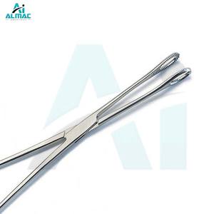 Fórceps de sujeción de esponja Foerster de grado quirúrgico Premium ALMAC para agarre y manejo precisos en quirófanos CE ISO - Product Image 6