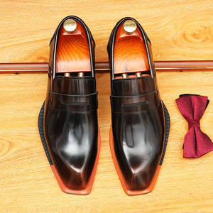 Zapatos Brogue Formales de Negocios para Hombre, con Punta en Pico, Estilo Coreano, Modernos, de Cuero, Versátiles - Product Image 3