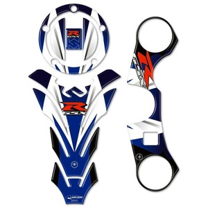 Adesivi Protettivi 3D Blu GSX-R per Moto Suzuki GSXR 600-750 2006-2016 - Product Image 1
