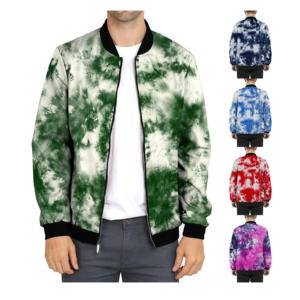 Blouson bombardier oem blanc et noir sur mesure de haute qualité/blouson bombardier vierge de couleur pure de qualité supérieure - Product Image 5