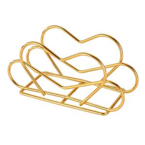 Vente chaude décoration de fête de mariage argent or Rose or laiton moderne Design de luxe anneau de serviette vaisselle décor accessoires - Product Image 3