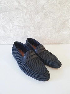 Raffia Chaussures hommes Mocassins faits main Chaussons hommes - Product Image 3