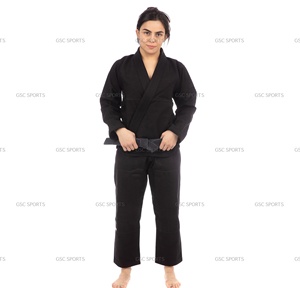 Pas de logo femmes léger de haute qualité 100% coton perle armure Jiu Jitsu GI OEM Service femmes karaté Martial blanc BJJ Gi - Product Image 1