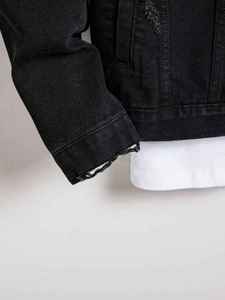 Chaqueta de hombre rasgada lavada vieja chaqueta de mezclilla moda Mam ropa moda abrigo de mezclilla personalizado de alta calidad - Product Image 5