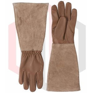 ถุงมืองานเชื่อมหนังวัวแยกชิ้นเกรดพรีเมี่ยมถุงมือเชื่อมอุตสาหกรรมประสิทธิภาพสูงมีตัวเลือก OEM - Product Image 1