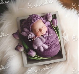 100% accesorios de madera Vintage para fotos de recién nacidos muebles de dormitorio de madera accesorios auxiliares para sesión de fotos de bebés cama de madera para modelado - Product Image 6