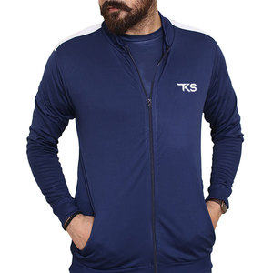 Chándal deportivo en blanco liso para hombre personalizado chándal con cremallera OEM fabricante de alta calidad hombres venta al por mayor chándal barato personalizado - Product Image 3
