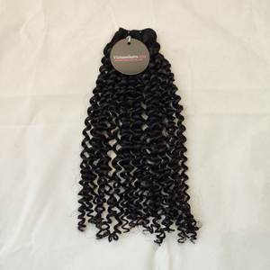 Extensiones de Cabello Humano Remy Genius Skin Weft al por Mayor, con Cutícula Intacta, Material Crudo, Liso Sedoso y Ondulado, para Trenzas, Hecho en Vietnam - Product Image 4