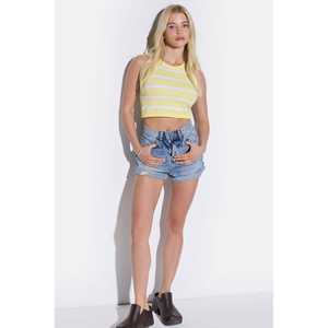 Top Corto Informal con Cuello Halter y Logotipo Frontal - Product Image 2