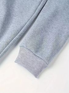 Wholesale Custom 100% Cotton Men's Long Sleeve Hoodie Eco-Friendly Fashion Sweatshirt with Hood for <b>Winter</b> - Product Image 3