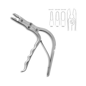 Ferris Smith Kerrison Rongeur 15 cm a 28 cm Juego de instrumentos quirúrgicos de acero inoxidable Estándar de seguridad manual - Product Image 5