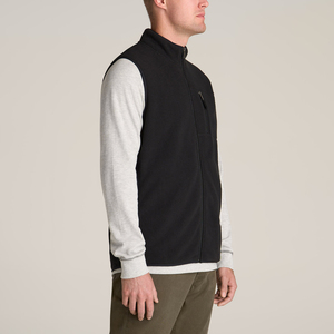 Customized Color <b>Men's</b> Wool Polar Fleece Sleeveless <b>Vests</b> Breathable Front Zipper Embroidered <b>Gym</b> Active Clothing Gilets OEM - Product Image 6