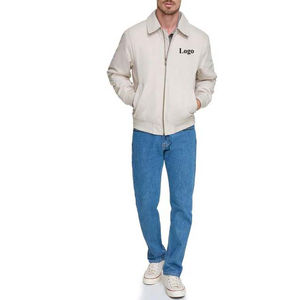 Poliéster Satén Top Tendencias Ropa de hombre Chaquetas Bomber High Street Chaquetas de hombre de Pakistán Servicio OEM Diseño Personalizado 2025 - Product Image 4
