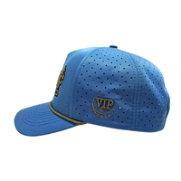 Casquettes de golf imperméables Merlin Performance OEM ODM avec logo imprimé par transfert thermique, casquettes de baseball à 6 panneaux unisexes pour adultes en tissu velours