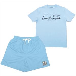 2023 Logo personnalisé été 2 pièces Polo costumes T-shirt court hommes court survêtement ensemble fermeture éclair hommes Shorts ensemble à manches courtes T-shirt - Product Image 3