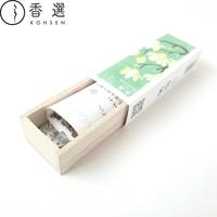 Bâtons d'encens Kosaido Ikadenshin Magnolia avec support en bois de bambou japonais 7cm, style zen, parfumés et aromatiques pour la maison, livraison gratuite via