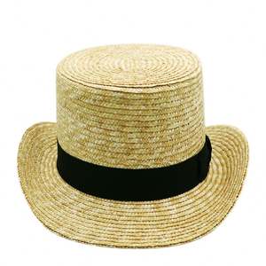 Summer Small Fresh Flower Straw Hat <b>Sweet</b> Edge Sunshade Beach Cowboy Hat Breathable Straw Hats - Product Image 3