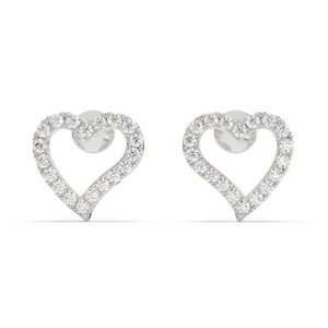 <b>Heart</b> Shape Diamond <b>Earrings</b> High Demand Fine Jewelry for Wedding Gifts for Worldwide Export - Product Image 3