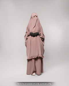 Nuevo Conjunto de Dos Piezas de Jilbab Sencillo y Recto para Mujer, Moda Islámica Modesta, Servicio OEM Disponible - Product Image 6
