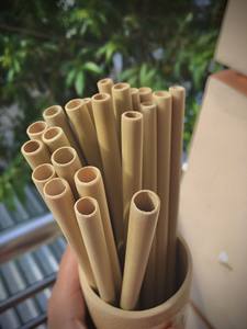 Pailles à boire en bambou biodégradables réutilisables personnaliser logo prix le moins cher du Vietnam/pailles en bambou Offre Spéciale bon prix 2023 - Product Image 2