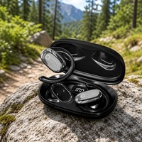 Auriculares Inalámbricos de Oreja Abierta, Bluetooth 5.4, Cancelación de Ruido ANC, Auriculares Deportivos, Control por Voz, Resistentes al Agua, Cómodos para Usar por Tiempo Prolongado