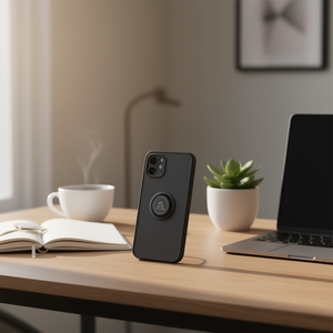 Funda de Teléfono DAM de TPU Mate con Anillo Magnético y Soporte para 14 Pro Max, Protección Antigolpes - Product Image 3