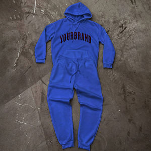 Survêtement à capuche pour homme sur mesure, 100% coton, imprimé, effet délavé au soleil, effet pulvérisé, sweat-shirt vintage, broderie appliquée, pantalon de survêtement - Product Image 1