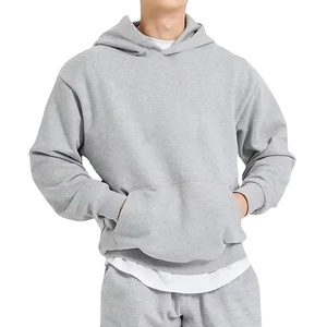 Pakistan fait 100% coton épais sweats à capuche de sport sweats grande taille pull 350gsm sweats à capuche unis pour homme confortable - Product Image 1