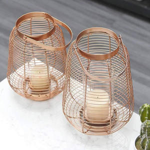 Bougie votive en métal noir de qualité à l'exportation nouveau design idéal pour servir l'éclairage de décoration pour la maison et le bougeoir Evets - Product Image 3