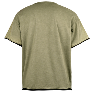 Dernier modèle de t-shirt pour homme Streetwear T-shirt surdimensionné pour homme à épaules tombantes T-shirt en coton lourd pour homme - Product Image 2