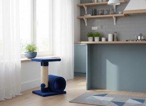 High-quality <b>scratching</b> post "House with a Secret" for <b>cats</b> and kittens of all breeds and sizes. - Product Image 2