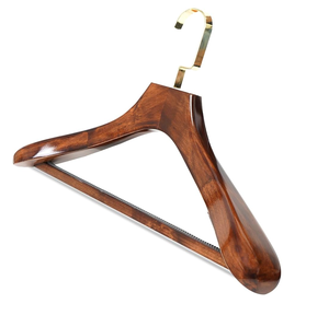 ไม้แขวนเสื้อสไตล์วินเทจสำหรับแขวนเสื้อผ้าที่ทำจากไม้แขวนเสื้อโค้ทขนาดใหญ่แบบกำหนดเอง - Product Image 1