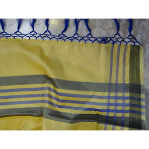 Sari en Tissu Banarasee-Jaune - Product Image 4