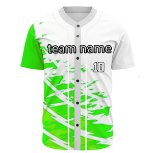 Nouvelle arrivée 2026, uniforme de baseball personnalisé avec logo, 100% polyester, vêtements de sport unisexe avec maillot de baseball sportif - Product Image 5